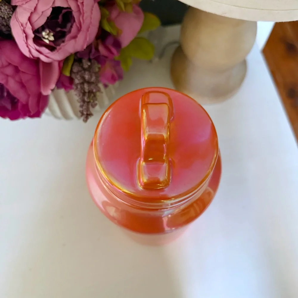 Rae Dunn Bugs & Hisses Iridescent Orange Canister Halloween Spooky Goth New